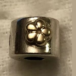 Pandora Jewelry - PANDORA Buttercup Flower Clip Charm 14K/925 Retd Pandora Jewelry - PANDORA Buttercup Flower Clip Charm 14K/925 Retd